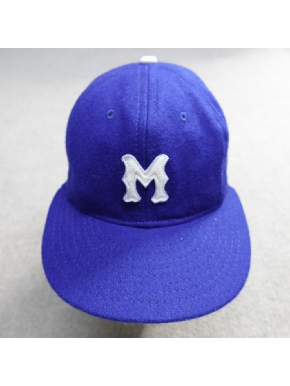 Ebbets Field Flannels Hat Blue 7 Montreal Royals Made in USA